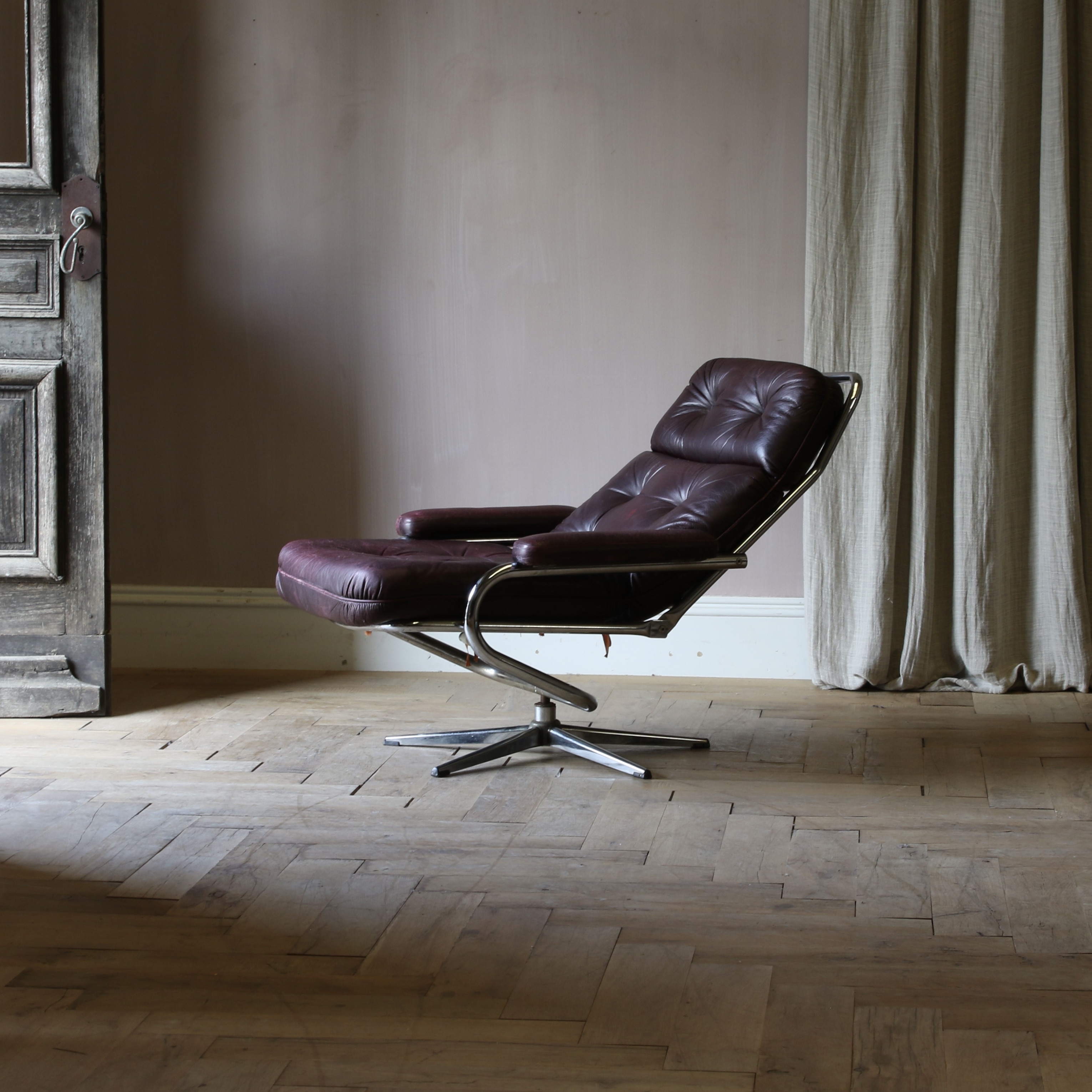 Single Leather Armchair